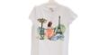 Immagine di BRACCIALINI T-SHIRT MANICA CORTA BIANCO WHITE IN COTONE PARIGI PARIS BTOP248