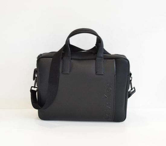 Immagine di CALVIN KLEIN BORSA CARTELLA unisex A 2 MANICI CON TRACOLLA tasche organ K503613
