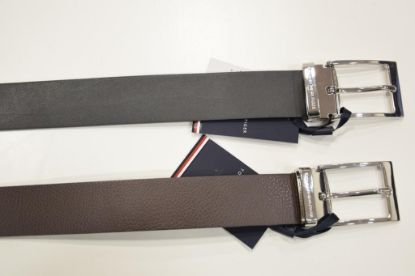 Immagine di TOMMY HILFIGER CINTURA UOMO REVERS IN PELLE FIBBIA AD ARDIGLIONE 3,4 cm AM05892