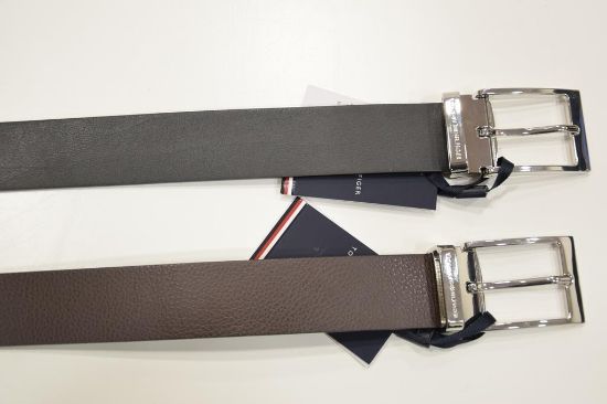 Immagine di TOMMY HILFIGER CINTURA UOMO REVERS IN PELLE FIBBIA AD ARDIGLIONE 3,4 cm AM05892