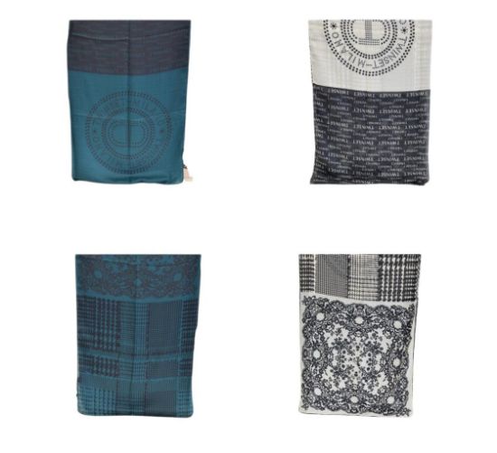 Immagine di Twin-Set Sciarpa FOULARD Pashmina da collo 200x72 100% Poliestere TO504L