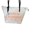 Immagine di ARMANI EXCHANGE AX borsa donna shopper da spalla chiusa con zip beige 942804