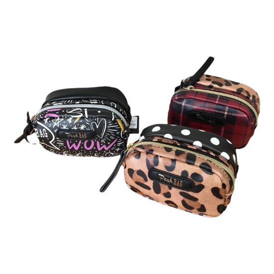 Immagine di PASH BAG POCHETTE PORTA TUTTO NECESSAIRE Astuccio doppio zip al rovescio TRILLY