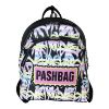 Immagine di PASH BAG ZAINO 2 DIVISORI da spalla CHIUSO DA ZIP sciarpa inclusa palme SHANE