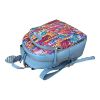Immagine di PASH BAG ZAINO 2 DIVISORI da spalla CHIUSO DA ZIP sciarpa inclusa azzurro KEVIN