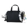 Immagine di PASH BAG Borsa donna sacca da braccio con divisori tracolla e sciarpa nero ALLEY