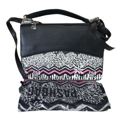 Immagine di PASH BAG Borsa donna sacca da braccio tracolla divisori e sciarpa SMILE BAG