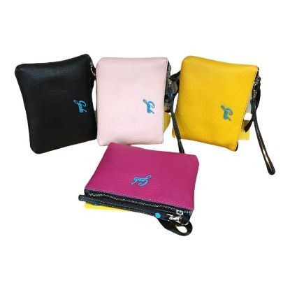 Immagine di GABS POCHETTE Astuccio Borsa in pelle da polso Chiusa con zip AMINA M