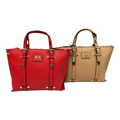 Immagine di LA MARTINA Borsa Donna Shopper Media da braccio con tracolla x la spalla 704T