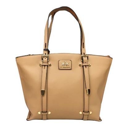Immagine di LA MARTINA Borsa Donna SHOPPER Media DA SPALLA in similpelle cavalli fibbie 705T
