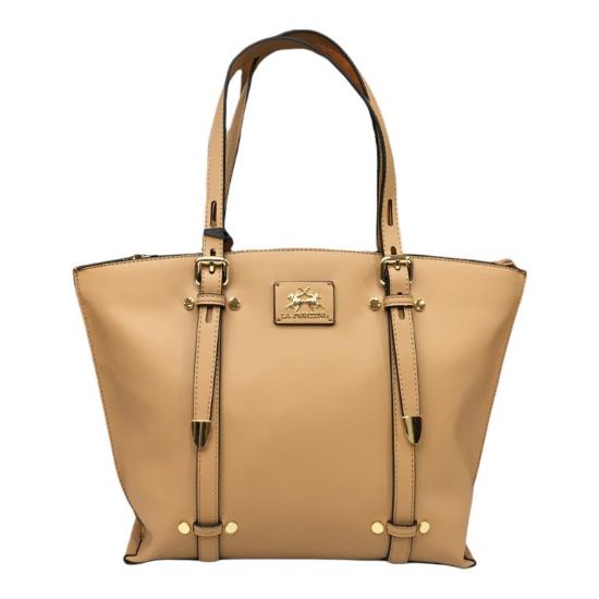 Immagine di LA MARTINA Borsa Donna SHOPPER Media DA SPALLA in similpelle cavalli fibbie 705T