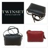 Immagine di Twin-Set Borsa donna CAMERA CASE sacca da spalla tracolla lunga borchie TD8104