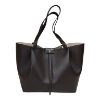 Immagine di Patrizia Pepe shopper media da spalla PELLE borsa interna inclusa MARRONE 2V8895