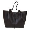 Immagine di Patrizia Pepe shopper media da spalla PELLE borsa interna inclusa MARRONE 2V8895