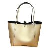 Immagine di ARMANI EXCHANGE BORSA DONNA shopper Reversibile da spalla Nero/Oro 942034