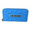 Immagine di LOVE MOSCHINO PORTAFOGLI DONNA A 2 SCOMPARTI CHIUSO da ZIP 8 CARD oro/azz JC5600