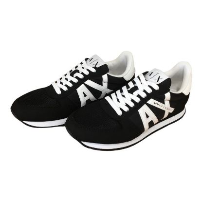 Immagine di A|X ARMANI EXCHANGE SCARPE SNEAKER uomo low cut Molto comode Nero bianco XUX017