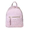 Immagine di BRACCIALINI Borsa donna zaino da spalla in tessuto siglato FONT B16552