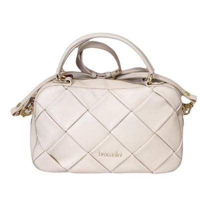 Immagine di BRACCIALINI Borsa Bauletto da braccio con tracolla lavorazione treccia B16560