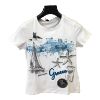 Immagine di T-BRACCIALINI T-SHIRT MANICA CORTA BIANCO WHITE IN COTONE GREECE GRECIA BTOP301