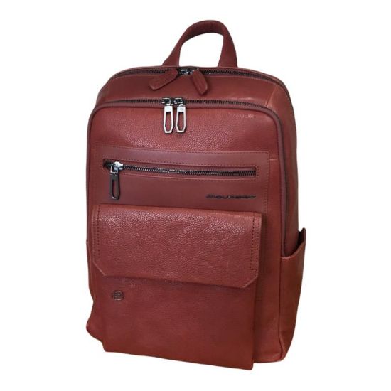 Immagine di PIQUADRO ZAINO PROFESSIONALE IN PELLE TASCA PER PC DA 14" + IPAD pro CA5342S116