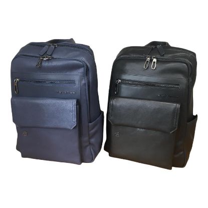 Immagine di PIQUADRO ZAINO PROFESSIONALE IN PELLE TASCA PER PC DA 14" + IPAD 12" CA5342S116