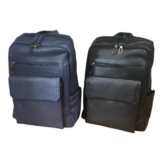 Immagine di PIQUADRO ZAINO PROFESSIONALE IN PELLE TASCA PER PC DA 14" + IPAD 12" CA5342S116