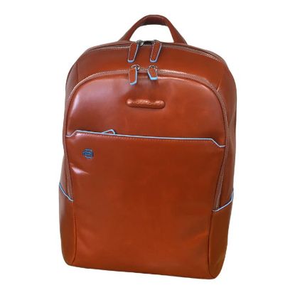 Immagine di PIQUADRO ZAINO Medio 14" in PELLE Tasca per tablet Blue Square CUOIO CA3214B2