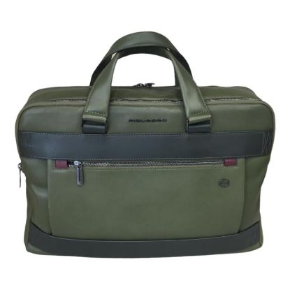 Immagine di PIQUADRO Borsa da lavoro in PELLE 2 MANICI 2 DIVISORI Tasca pc 15,6" CA5558W110