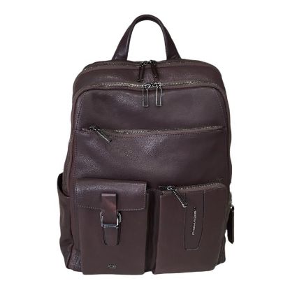 Immagine di PIQUADRO ZAINO pelle cuoio ORGANIZZATO TASCHE PORTA IPAD E PC 15,6" CA5199W101