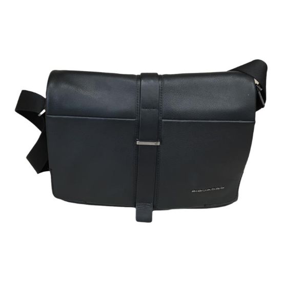 Immagine di PIQUADRO CARTELLA BORSA BORSELLO MESSENGER IN PELLE tasca PC da 13,3" CA4132S98