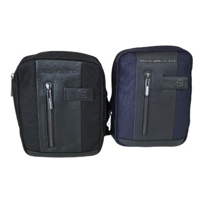 Immagine di PIQUADRO BORSELLO UOMO TESSUTO e PELLE TRACOLLA tasca MINI IPAD brief CA3084BR2