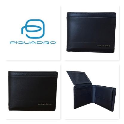 Immagine di PIQUADRO PORTAFOGLI UOMO PICCOLO IN PELLE 8 CARTE + SPICCI + DOCUMENT PU4518S111