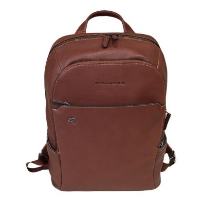 Immagine di PIQUADRO ZAINO Medio IN PELLE Vegetale MULTI TASCHE PORTA IPAD E PC 14" CA3214B3
