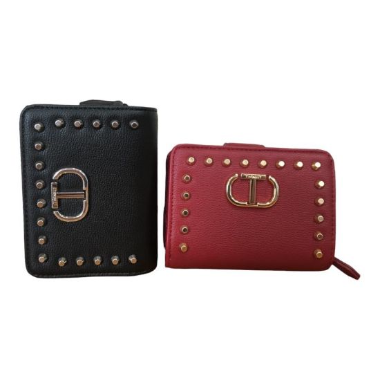 Immagine di TWIN - SET PORTAFOGLI DONNA PICCOLO 6 CREDIT CARD + MONETE + DOCUMENTI TD8109