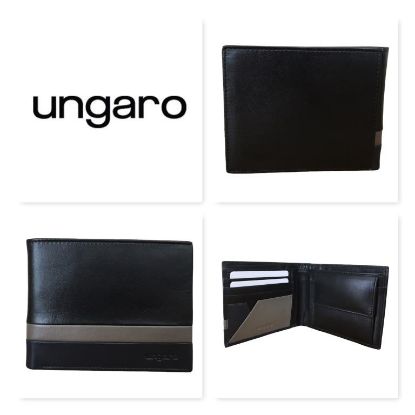 Immagine di UNGARO PORTAFOGLI DA UOMO IN PELLE 4 CREDIT CARD E PORTA MONETE Orly G005