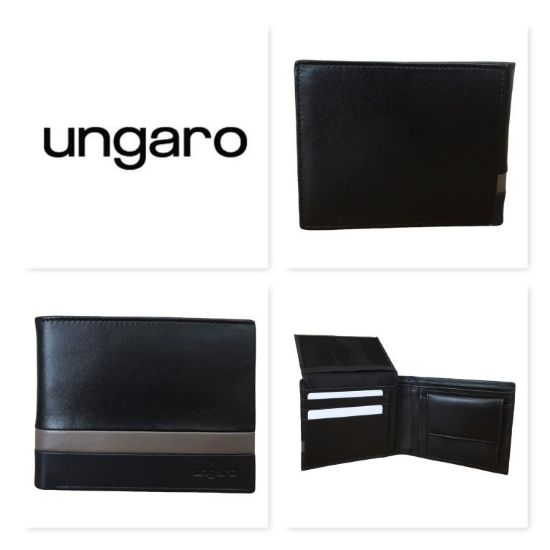Immagine di UNGARO PORTAFOGLI DA UOMO IN PELLE 6 CREDIT CARD + MONETE + DOCUMENTI Orly G003