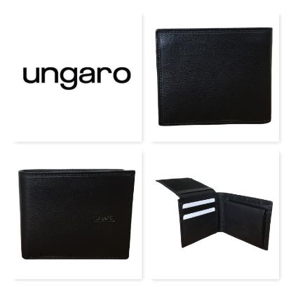Immagine di UNGARO PORTAFOGLI DA UOMO IN PELLE 6 CREDIT CARD + MONETE + DOCUMENTI Lione G003