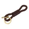 Immagine di THE BRIDGE PORTACHIAVI AD ANELLO CON 2 CIONDOLI In pelle e metallo 09332201
