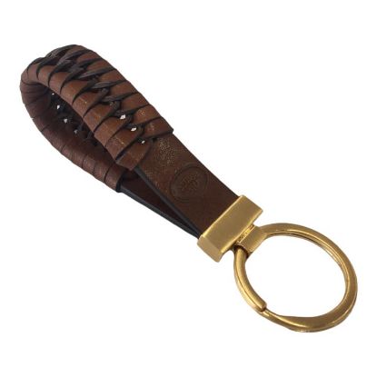 Immagine di THE BRIDGE PORTACHIAVI AD ANELLO CON 1 CIONDOLO In pelle e metallo 09335201