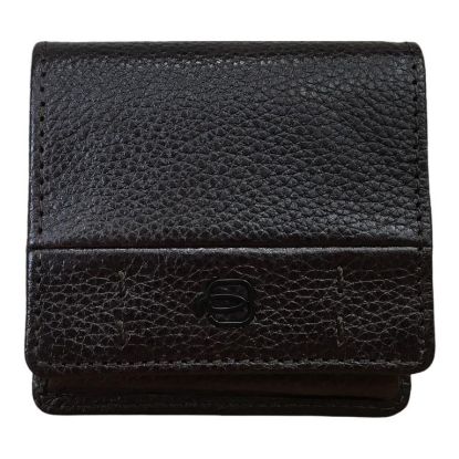 Immagine di PIQUADRO PORTA MONETE / PORTA SOLDI SPICCI A TACCO TUTTO IN PELLE PU2634P15S