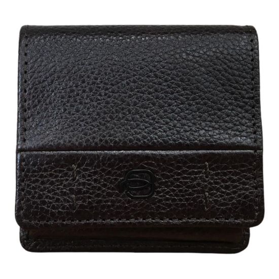 Immagine di PIQUADRO PORTA MONETE / PORTA SOLDI SPICCI A TACCO TUTTO IN PELLE PU2634P15S