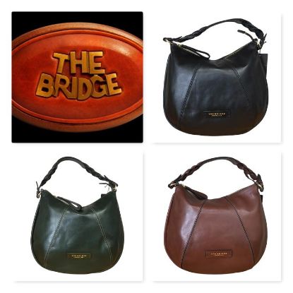Immagine di THE BRIDGE BORSA DONNA Comoda sacca Media da spalla con tracolla applic 0449224N