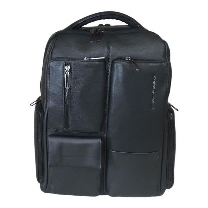 Immagine di PIQUADRO ZAINO Professionale in PELLE porta pc 15,6" ipad e bottiglia CA5886W116
