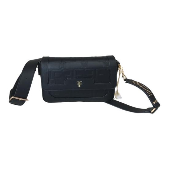 Immagine di FRACOMINA BORSA Donna piccola tracollina da spalla chiusa da pattina nero WB3006