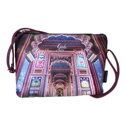 Immagine di GABS BORSA TRACOLLINA Media DA SPALLA in PELLE 522 - FUXIA JAIPUR BEYONCE M