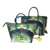 Immagine di GABS BORSA SHOPPER in PELLE trasform bauletto sacca zaino 523 -VERDE JAIPUR G3 M