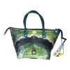 Immagine di GABS BORSA SHOPPER in PELLE trasform bauletto sacca zaino 523 -VERDE JAIPUR G3 M