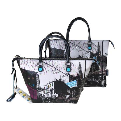 Immagine di GABS BORSA SHOPPER in PELLE trasform bauletto sacca zaino Ed Lim CHAMBERS S G3 M