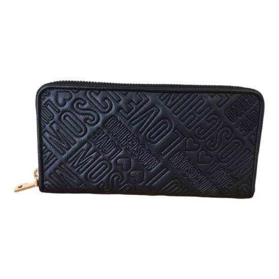 Immagine di LOVE MOSCHINO PORTAFOGLI DONNA A 2 SCOMPARTI CHIUSO da ZIP 8 CARTE CREDIT JC5617